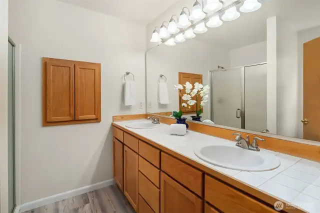 Primary 3/4 bathroom.