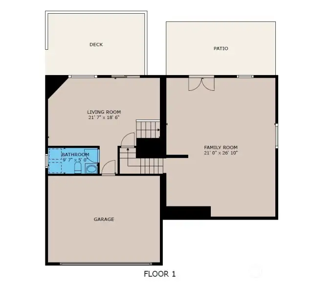 Lower level and basement.