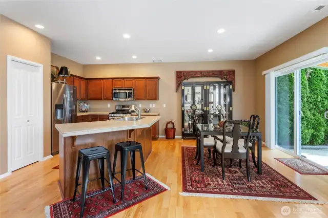 Kitchen and dining