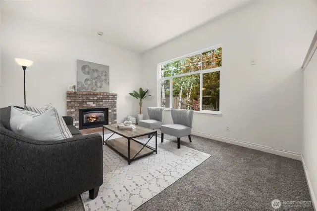 Additional Family Room w/ Gas Fireplace