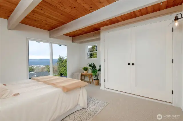 oversized bedroom closets...