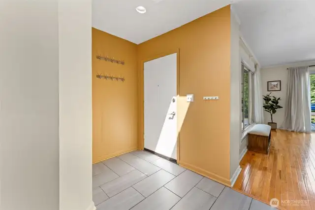 Front door from entryway