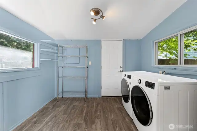 Utility Room with space for Pantry and back door