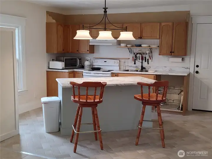 Unit 2 kitchen with eating space