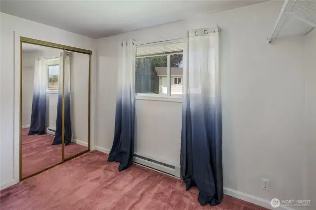 Back bedroom has lots of light.