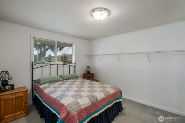 Front bedroom is good size.