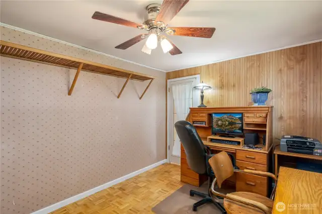 Another view of the den/home office.