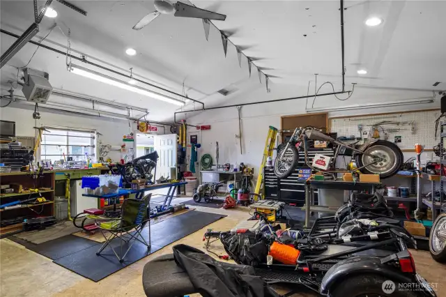 Plumbing, water, heat & 220.