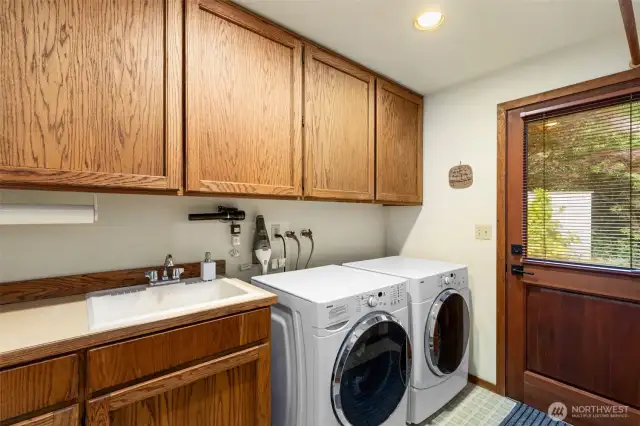 Laundry on the main level