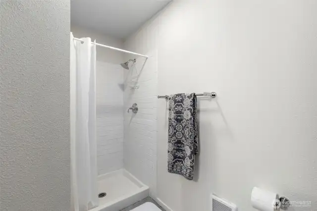 Bathroom on lower level