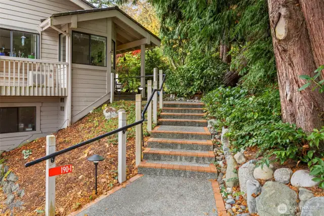 Access to the front door