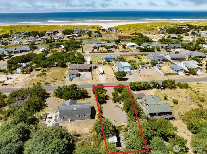 Deeded beach access. Feel the pacific ocean breeze on a perfect surfside day on your recreational lot.  Not too bad!