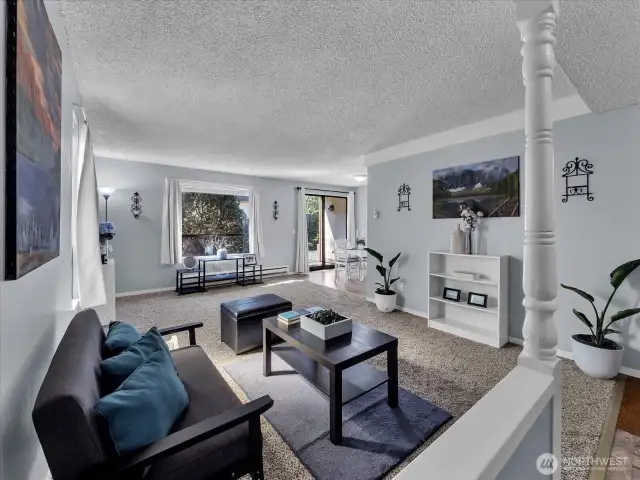 Open, bright living space.