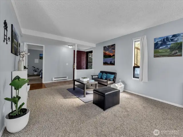 New carpet, vinyl & wood floors + fresh paint = move-in ready!