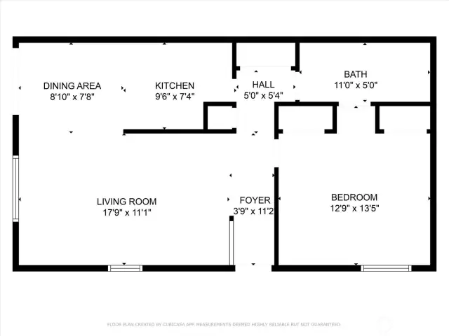 Floor plan provided to help you dream, design, and start planning your next chapter.