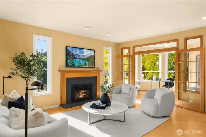 The living room is the heart of the home
