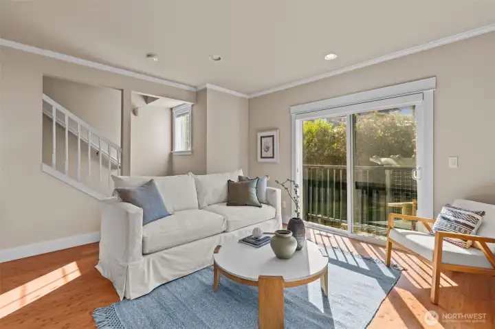 Sun-filled living space