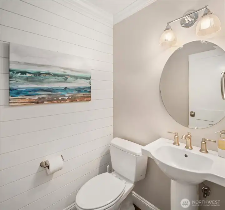 There are 4 bathrooms throughout the home all featuring Kohler sinks.