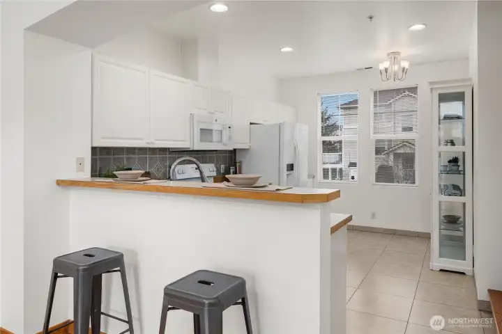 Breakfast bar for a quick bite