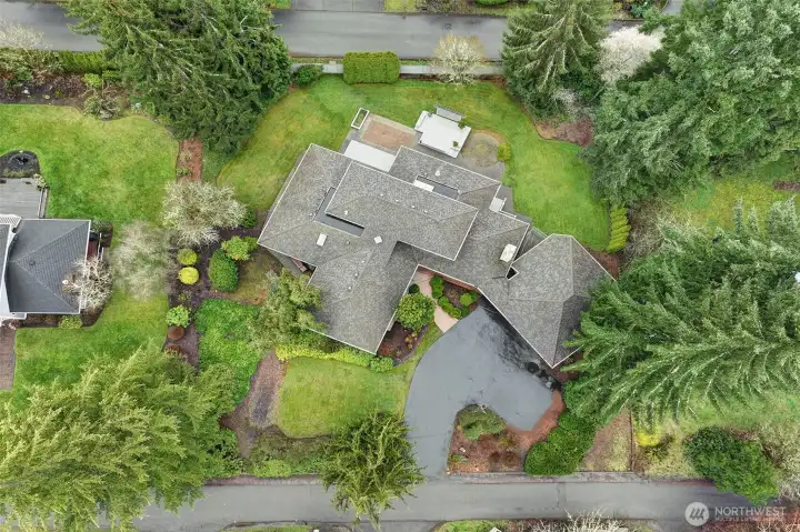 Aerial View facing south