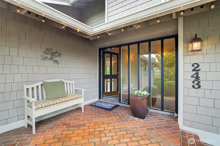 Covered Entrance area