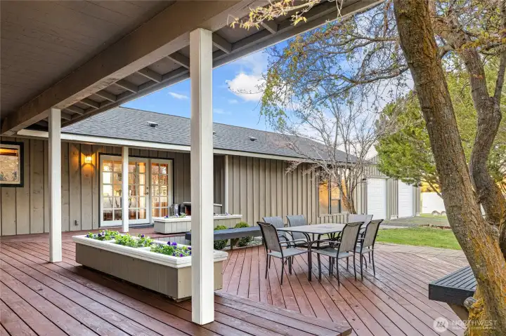 Refinished deck and brand new roof 2026