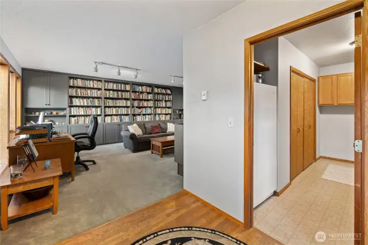 Laundry and pantry area