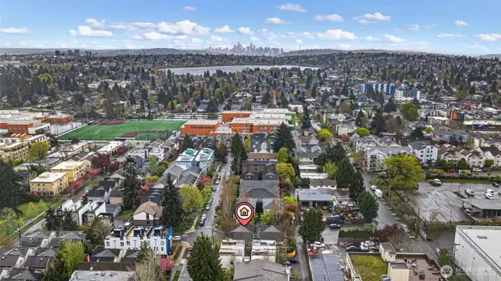 Enjoy close proximity to schools, shopping, trails, and transit, Green Lake, walk to Robert Eagle Staff MS and a close commute to downtown Seattle.