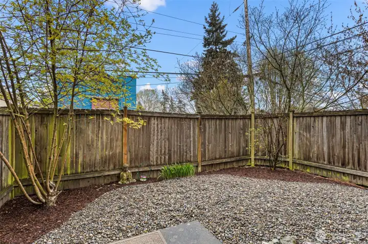 As a corner unit on a corner lot, this home offers rare privacy with a fenced yard and space to breathe.