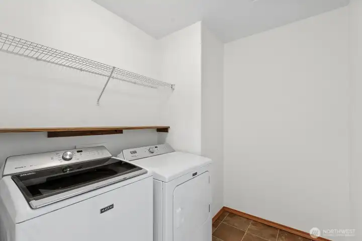 Laundry room (upstairs).