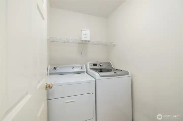 Laundry room.  Washer and dryer included.