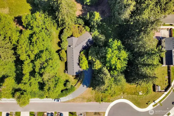 Aerial view of the property. Aerial view of the property.