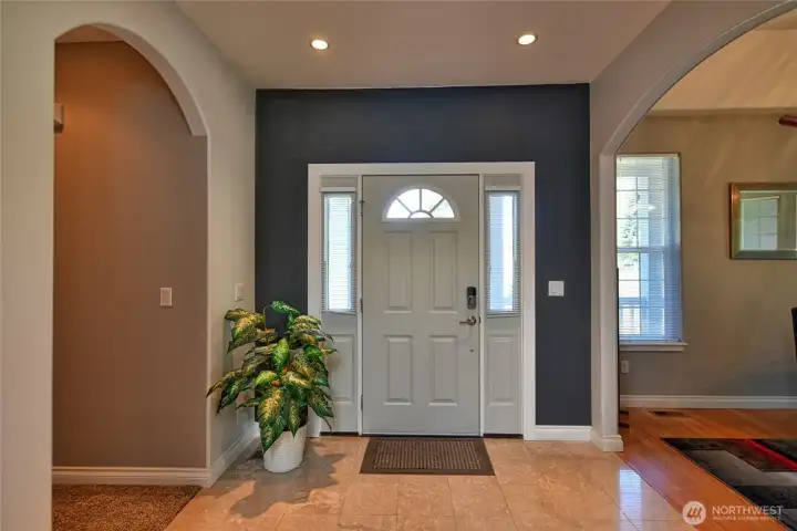 Front entry Front entry