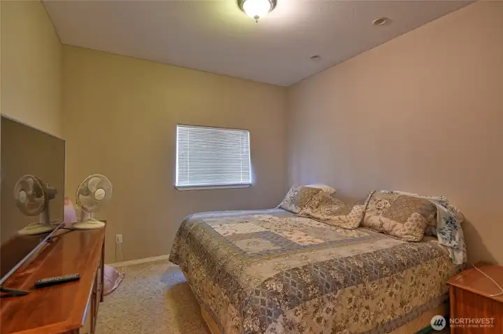 Bedroom in ADU. Bedroom in ADU.