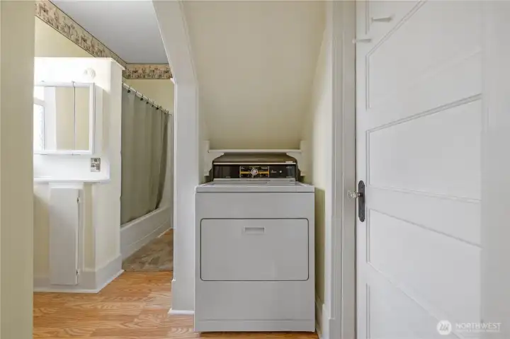 Laundry room with access to back yard Laundry room with access to back yard