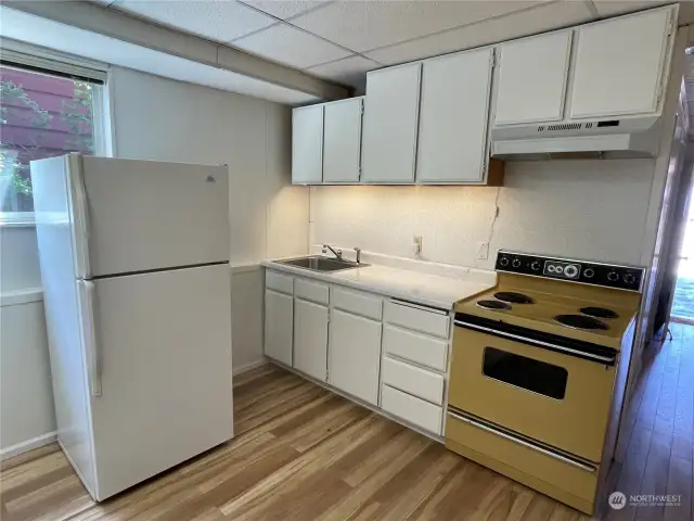 Lower level ADU kitchen