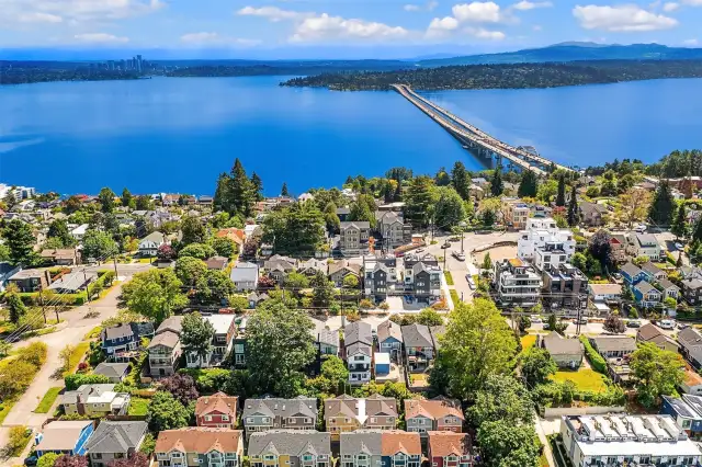 Incredible Leschi location near trails and the lightrail