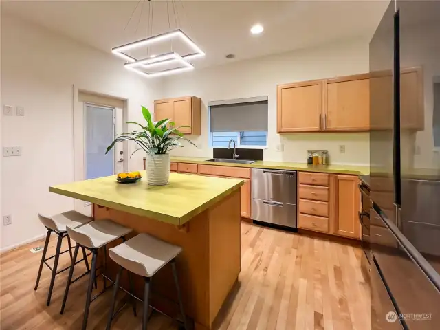 Kitchen with eating space