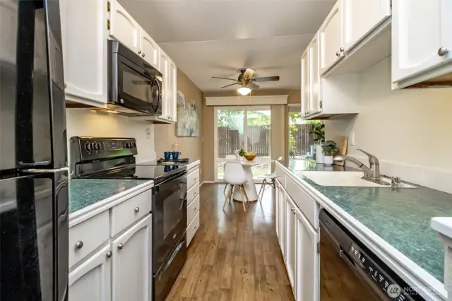 Kitchen with plenty of cabinets