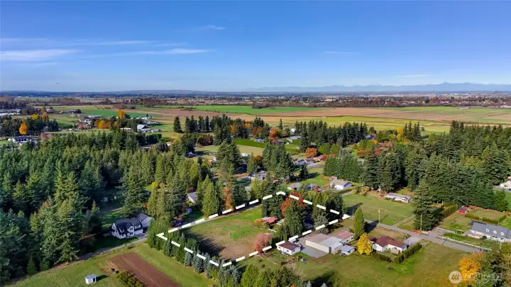 Perfect and private mid county location