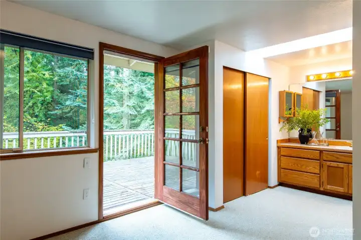 Primary with bathroom