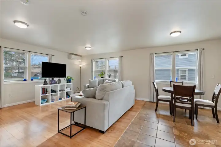 Living Room and Dining Area