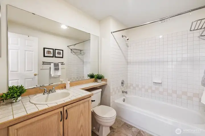 Hall bathroom - full bathroom