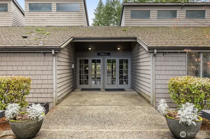 Come on down to the Community Clubhouse just a 3 min walk from the door of Unit 181.