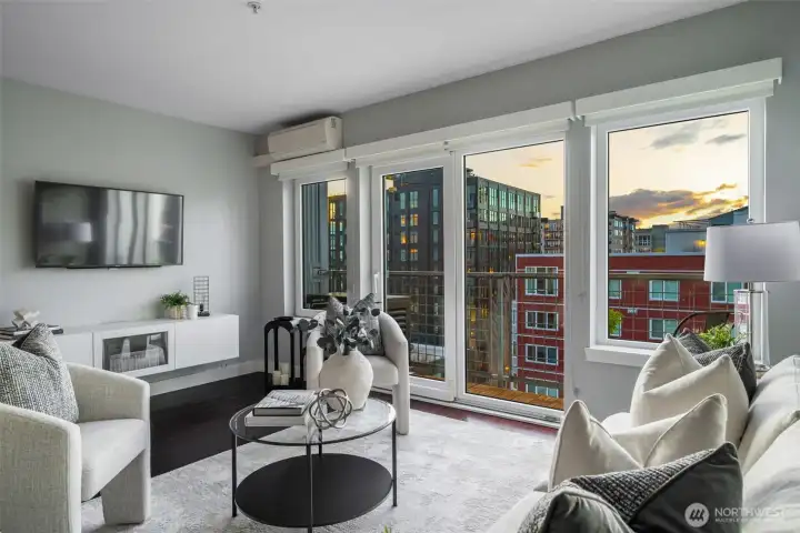 The vibe is clean, modern, and effortlessly livable