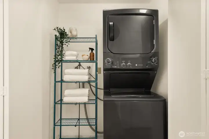 Full sized, In-Unit Laundry