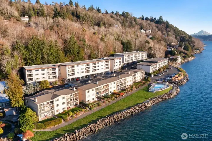 West Beach Condos. Just south of Brace Point in West Seattle. Beach living with out the beach crowds.