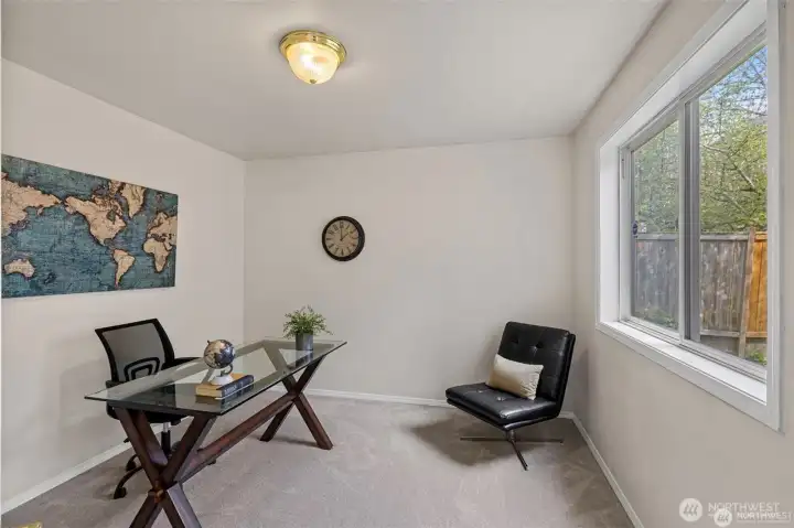 Gracious Main-Floor Accessibility  ?Beyond the formal living spaces, a versatile fifth bedroom resides conveniently on the main level, offering a rare blend of privacy and effortless accessibility. This thoughtful layout is a perfect solution for multi-generational living or guests who prefer to avoid stairs, ensuring everyone feels fully included in the heart of the home.  ?Whether utilized as a sophisticated guest wing, a quiet nursery, or a dedicated home office, this flexible space adapts to your family’s evolving needs without compromising on comfort or style.