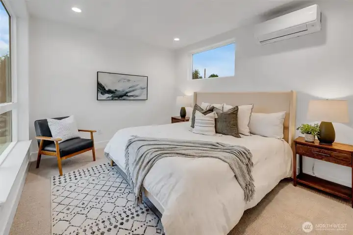 2nd floor northern bedroom.