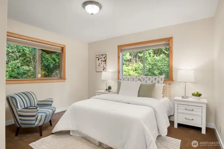 Third bedroom on the main level